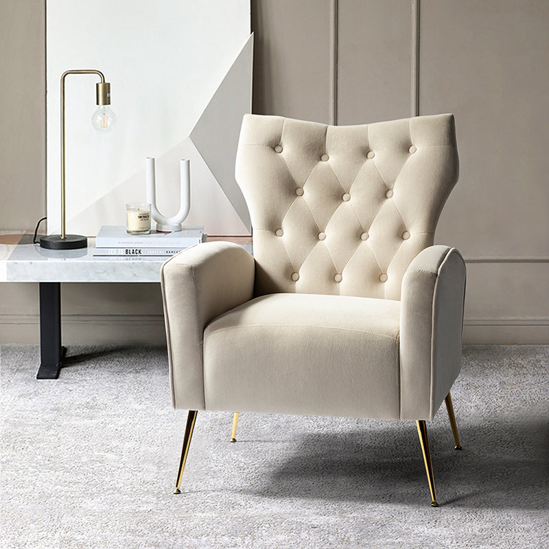 Amira Tufted Velvet Armchair