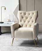 Amira Tufted Velvet Armchair