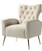 Amira Tufted Velvet Armchair