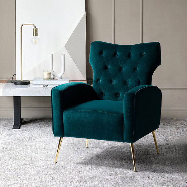 Amira Tufted Velvet Armchair