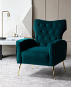 Amira Tufted Velvet Armchair