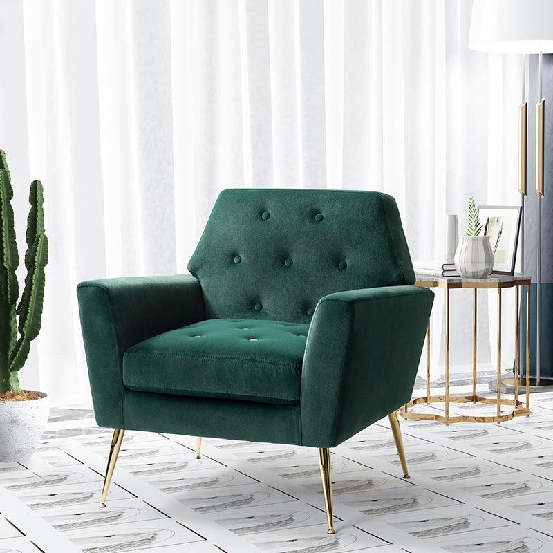 Maris Velvet Armchair - Hulala Home