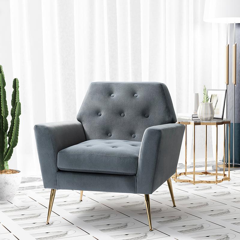 Maris Velvet Armchair - Hulala Home