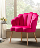 Ariel Scalloped Velvet Armchair