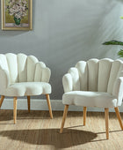 Ariel Scalloped Velvet Armchair