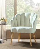 Ariel Scalloped Velvet Armchair