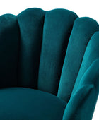 Ariel Scalloped Velvet Armchair