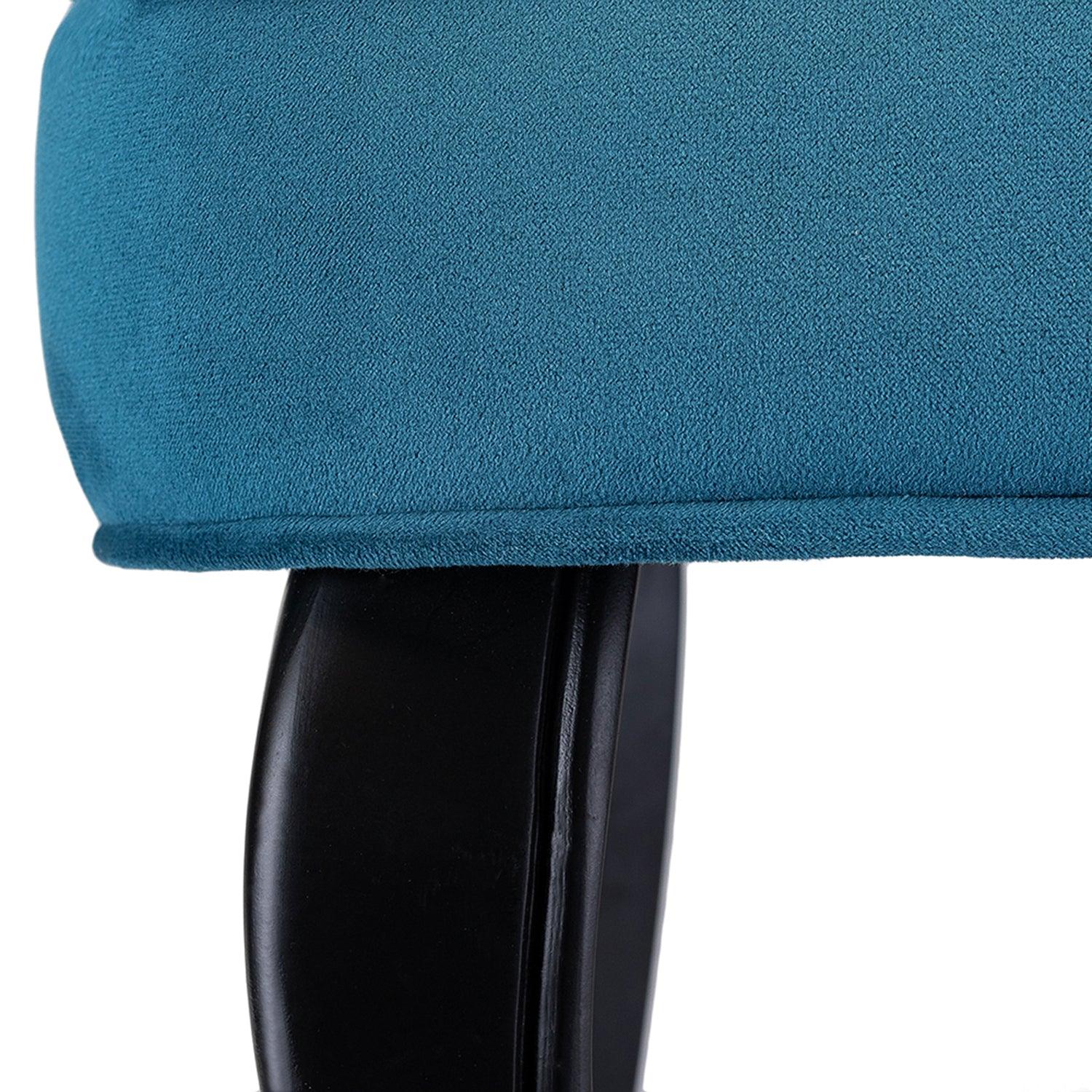 Jonnie Velvet Tufted Vanity Stool - Hulala Home