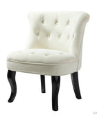 Jonnie Velvet Tufted Vanity Stool