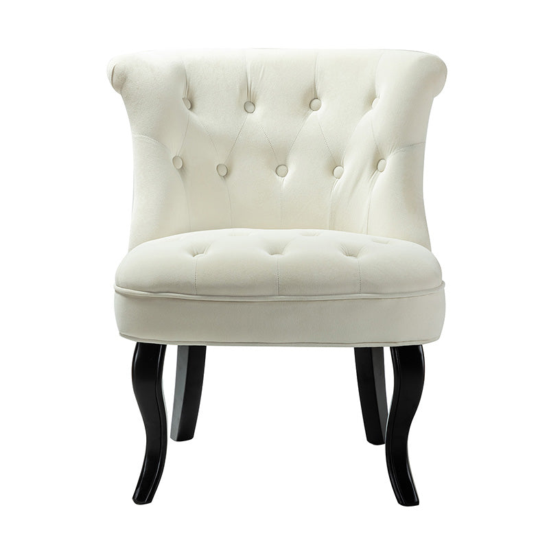 Jonnie Velvet Tufted Vanity Stool