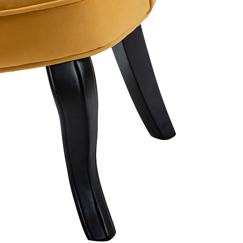 Jonnie Velvet Tufted Vanity Stool