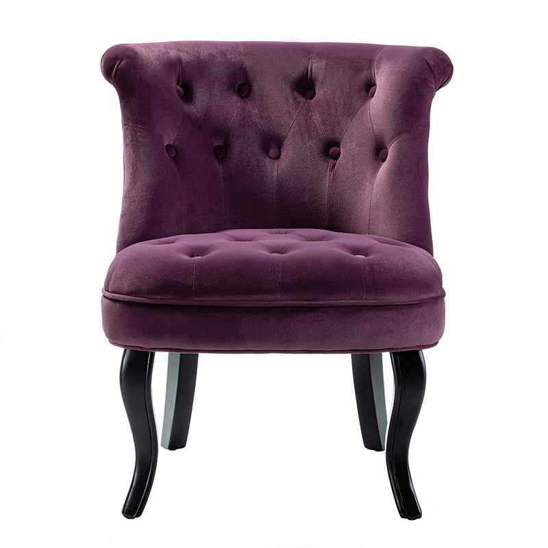 Jonnie Velvet Tufted Vanity Stool