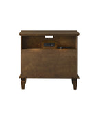 Gaspard 2 - Drawer Solid Wood Nightstand