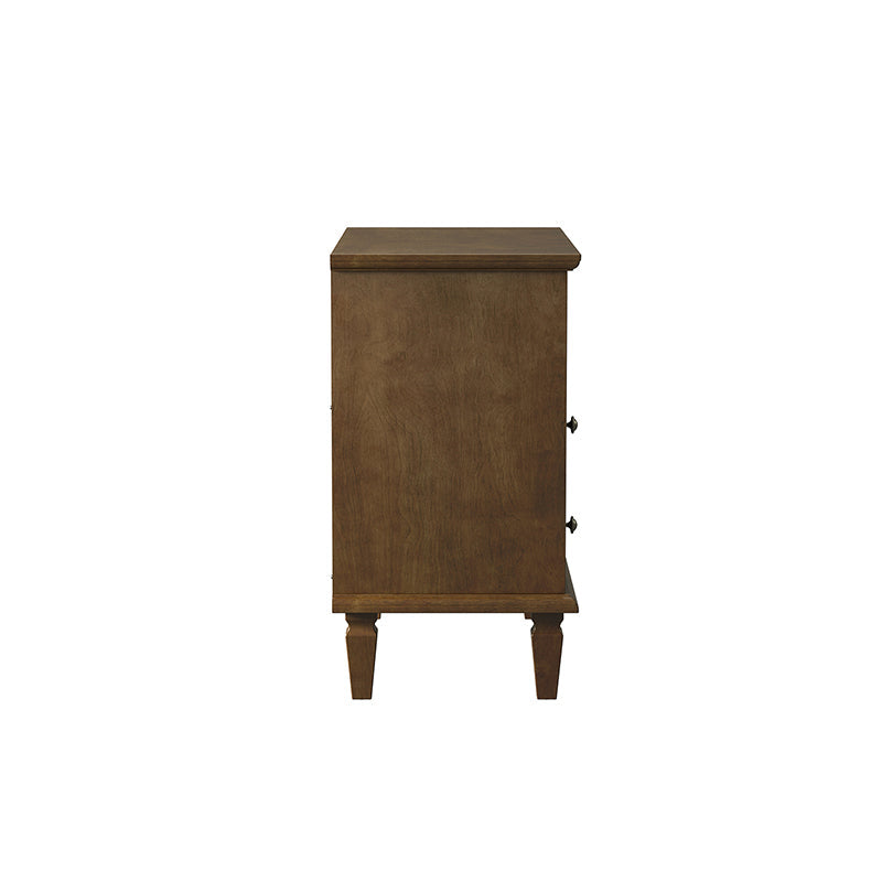 Gaspard 2 - Drawer Solid Wood Nightstand