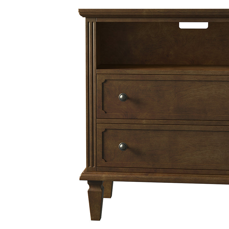 Gaspard 2 - Drawer Solid Wood Nightstand