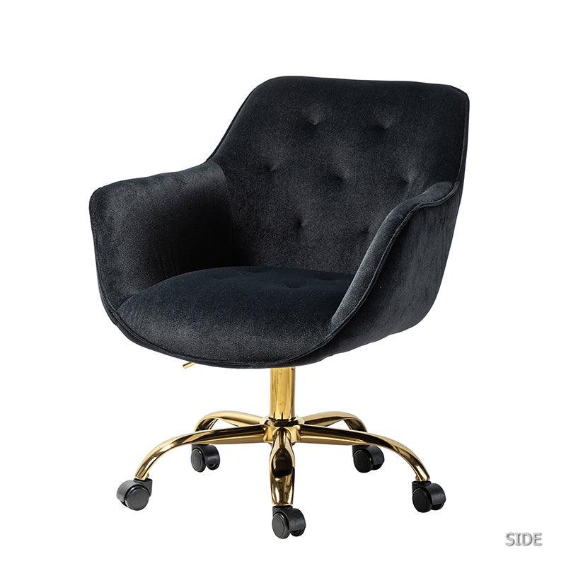 Jovida Velvet Tufted Office Chair - Hulala Home