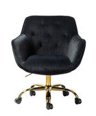 Jovida Velvet Tufted Office Chair - Hulala Home