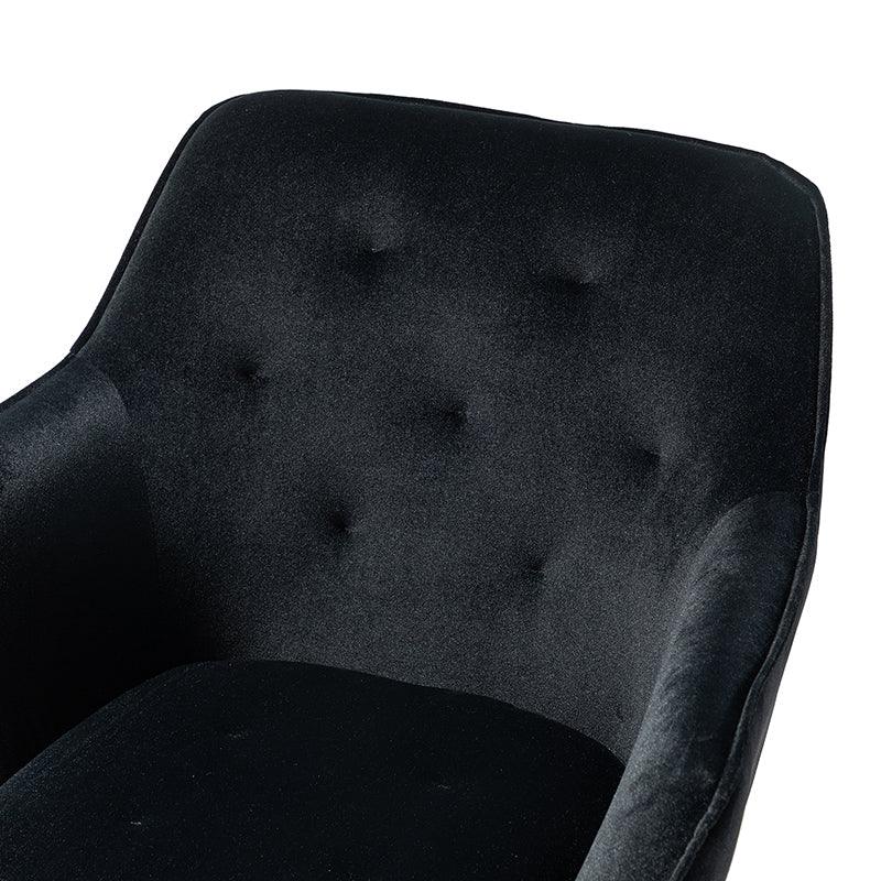 Jovida Velvet Tufted Office Chair - Hulala Home