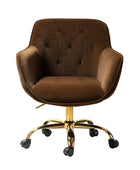 Jovida Velvet Tufted Office Chair