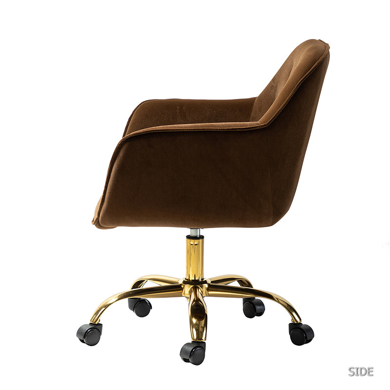 Jovida Velvet Tufted Office Chair