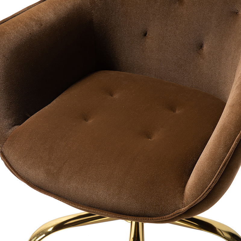 Jovida Velvet Tufted Office Chair