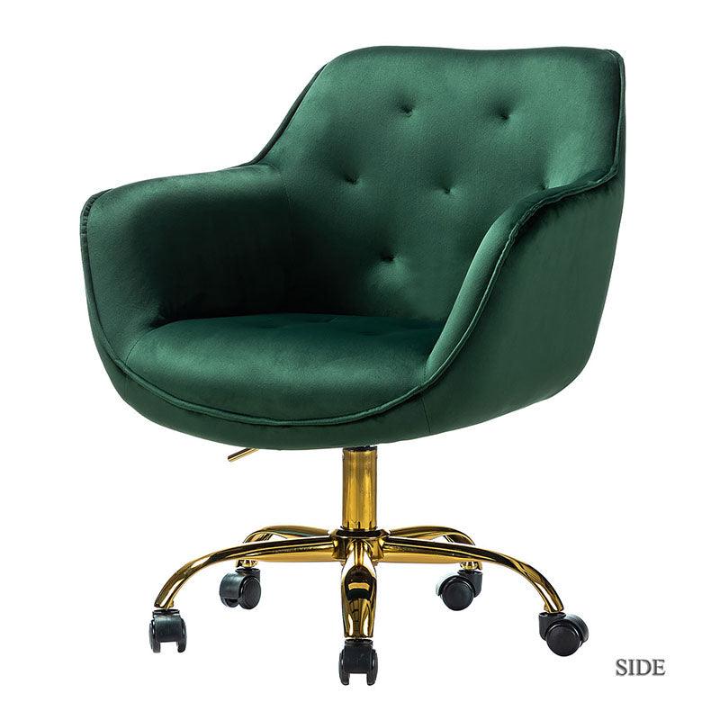 Jovida Velvet Tufted Office Chair - Hulala Home