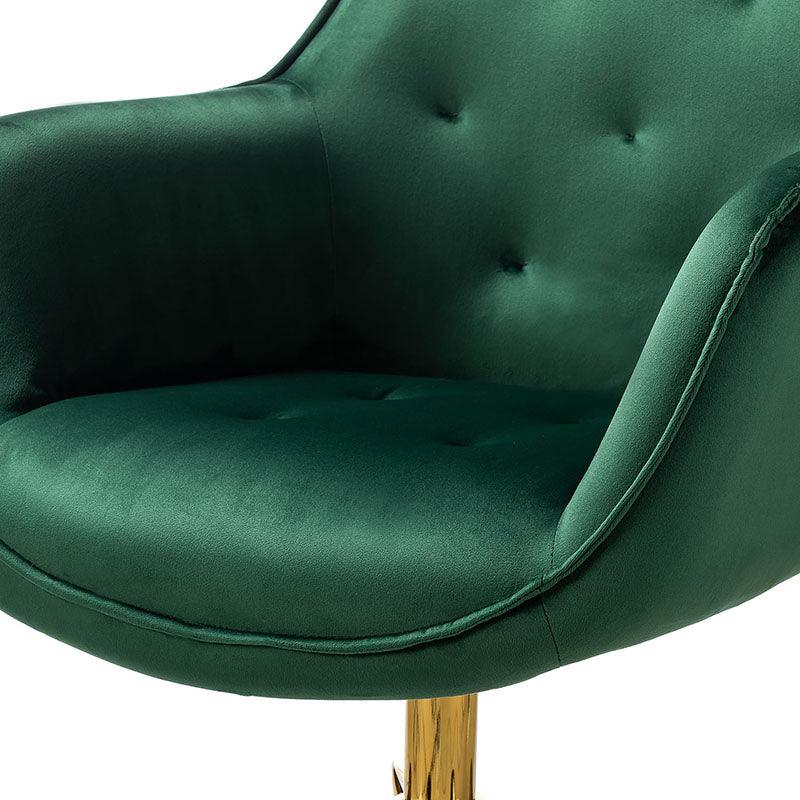 Jovida Velvet Tufted Office Chair - Hulala Home