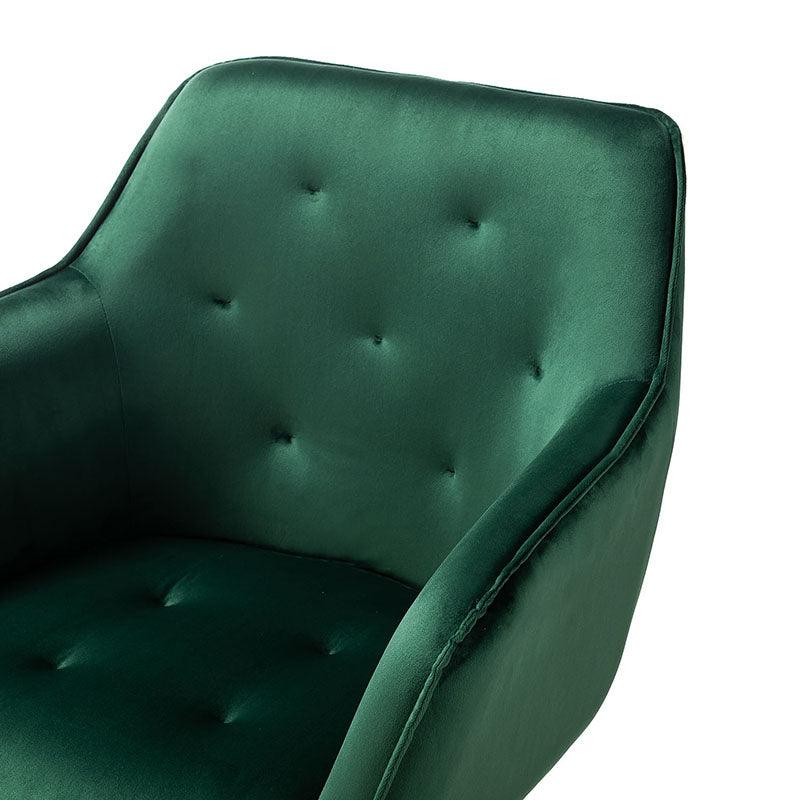 Jovida Velvet Tufted Office Chair - Hulala Home