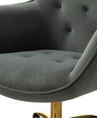 Jovida Velvet Tufted Office Chair - Hulala Home