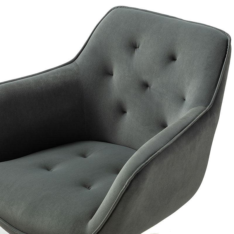 Jovida Velvet Tufted Office Chair - Hulala Home