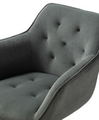 Jovida Velvet Tufted Office Chair - Hulala Home