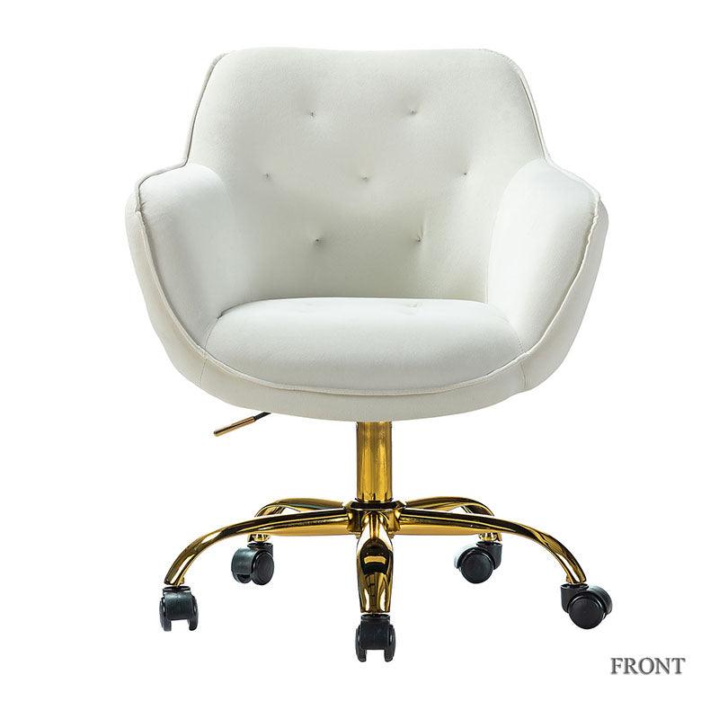 Jovida Velvet Tufted Office Chair - Hulala Home