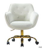 Jovida Velvet Tufted Office Chair - Hulala Home