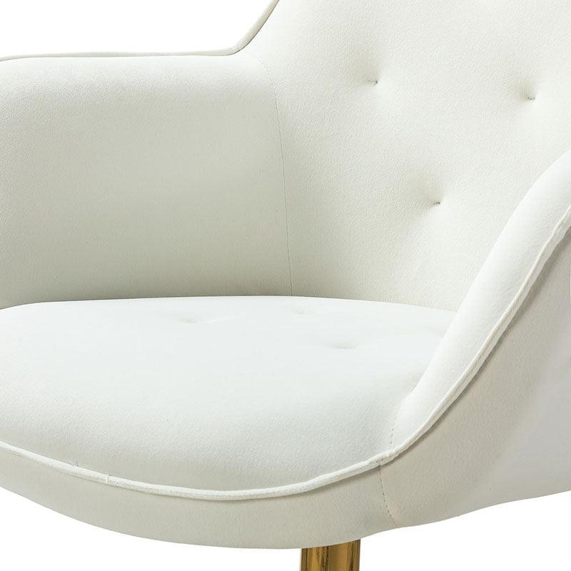 Jovida Velvet Tufted Office Chair - Hulala Home