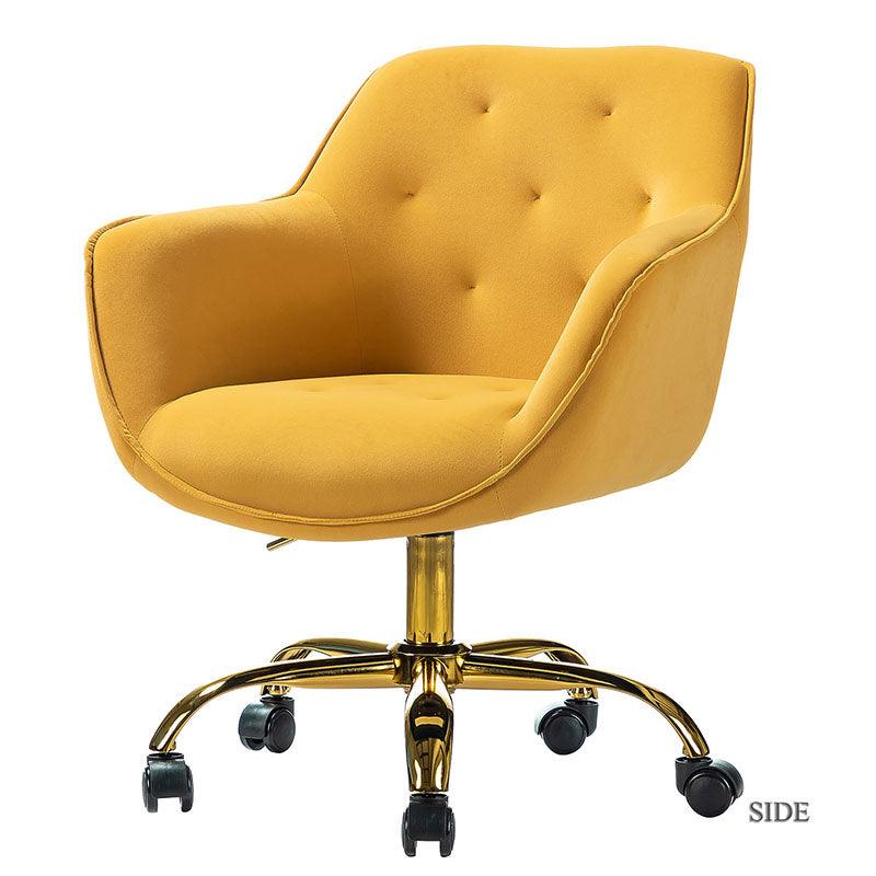 Jovida Velvet Tufted Office Chair - Hulala Home