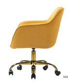 Jovida Velvet Tufted Office Chair - Hulala Home