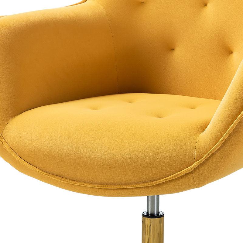 Jovida Velvet Tufted Office Chair - Hulala Home