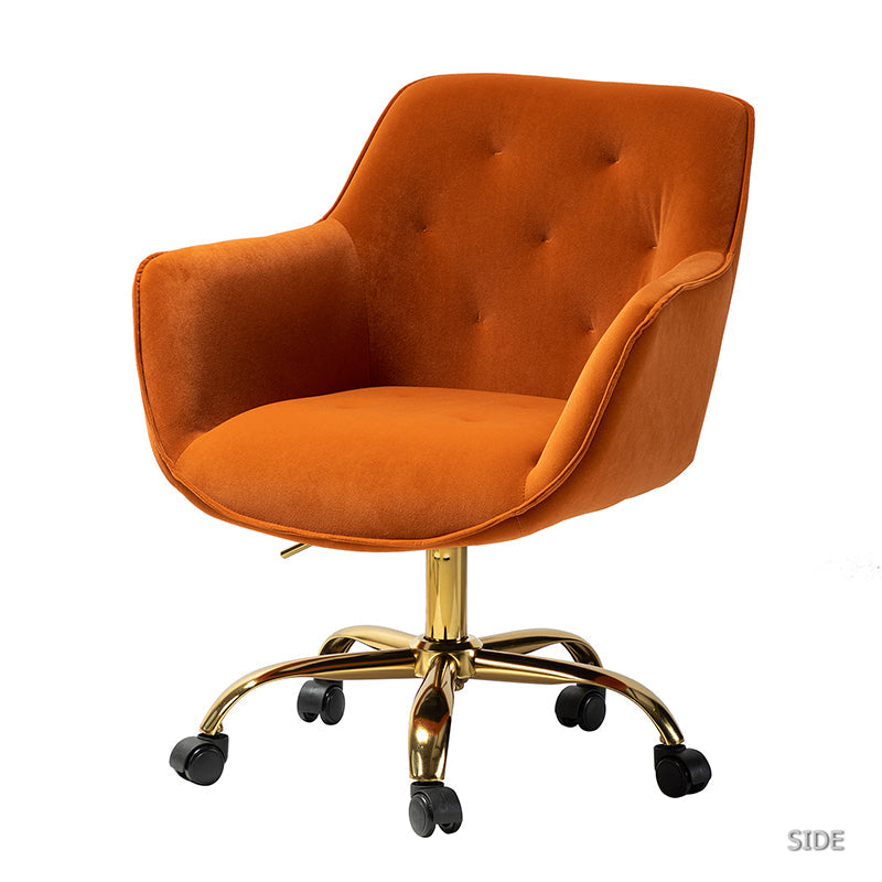 Jovida Velvet Tufted Office Chair