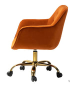 Jovida Velvet Tufted Office Chair