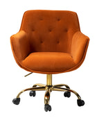 Jovida Velvet Tufted Office Chair