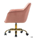 Jovida Velvet Tufted Office Chair - Hulala Home