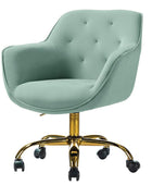 Jovida Velvet Tufted Office Chair - Hulala Home