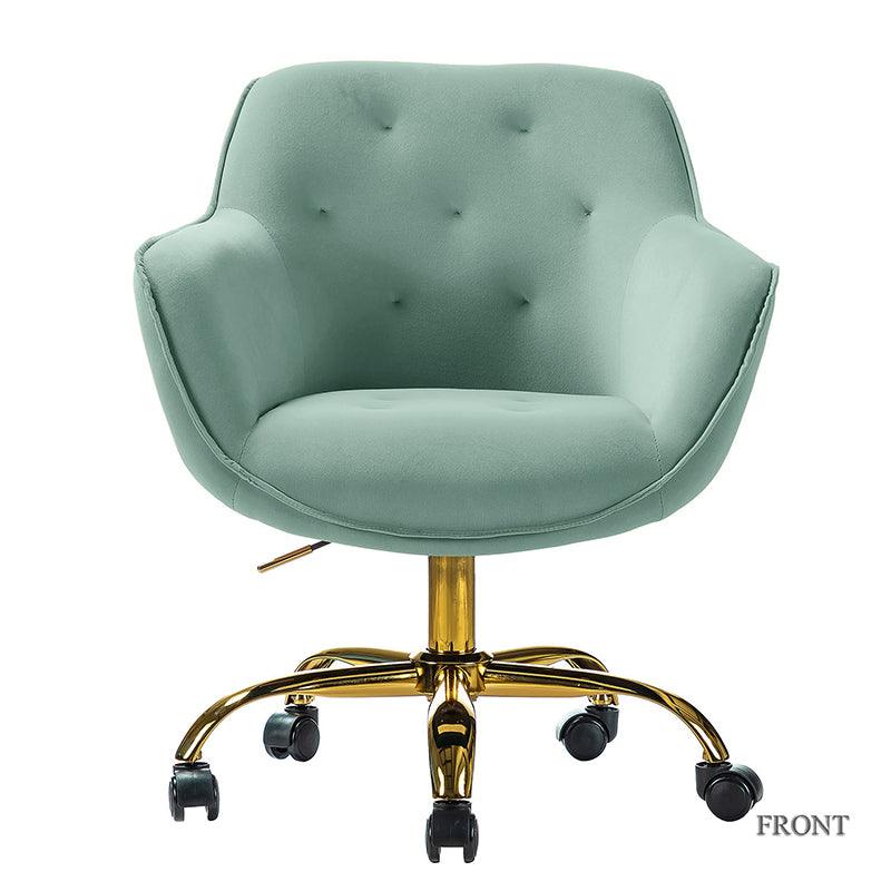 Jovida Velvet Tufted Office Chair - Hulala Home