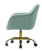 Jovida Velvet Tufted Office Chair - Hulala Home