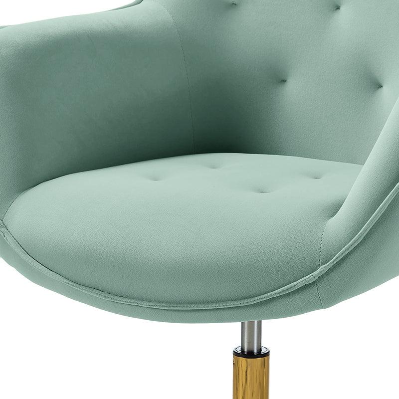 Jovida Velvet Tufted Office Chair - Hulala Home