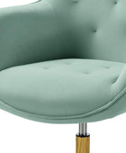 Jovida Velvet Tufted Office Chair - Hulala Home