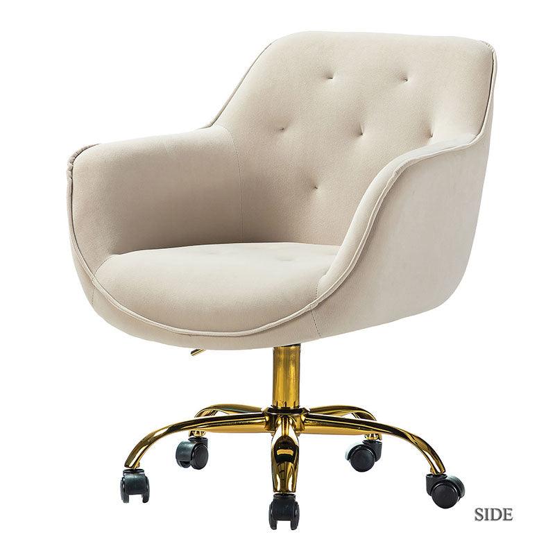 Jovida Velvet Tufted Office Chair - Hulala Home