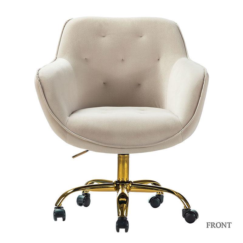 Jovida Velvet Tufted Office Chair - Hulala Home