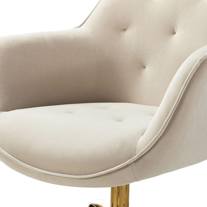 Jovida Velvet Tufted Office Chair - Hulala Home