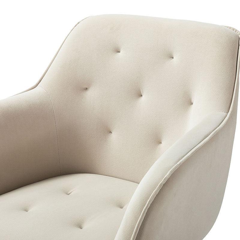 Jovida Velvet Tufted Office Chair - Hulala Home